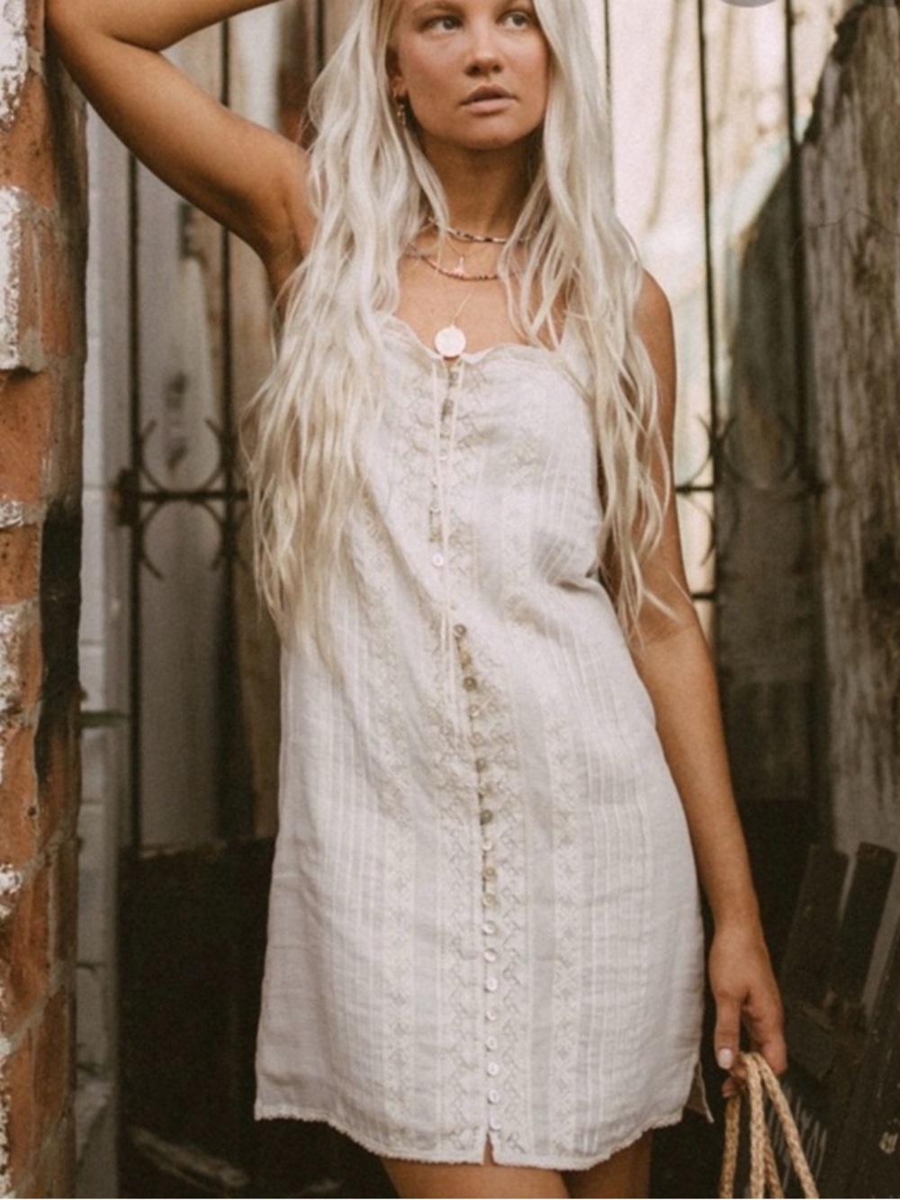 BNWTS SPELL MINI DRESS (L)